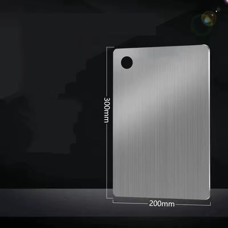 Thickened Stainless Steel Cutting Board Antibacterial Mildew-Proof Fruit Vegetable Cutting Board Kneading Dough Board