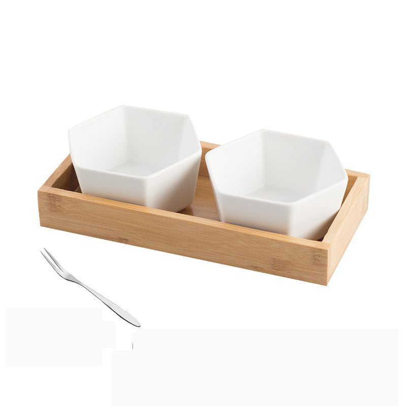 Ceramic Fruit Plate - Nordic Style Snack Dish