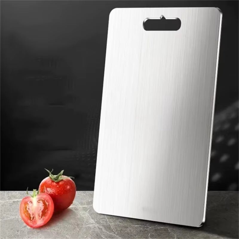 Thickened Stainless Steel Cutting Board Antibacterial Mildew-Proof Fruit Vegetable Cutting Board Kneading Dough Board