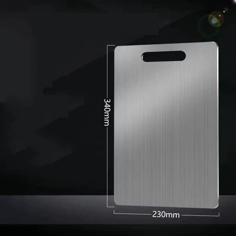 Thickened Stainless Steel Cutting Board Antibacterial Mildew-Proof Fruit Vegetable Cutting Board Kneading Dough Board