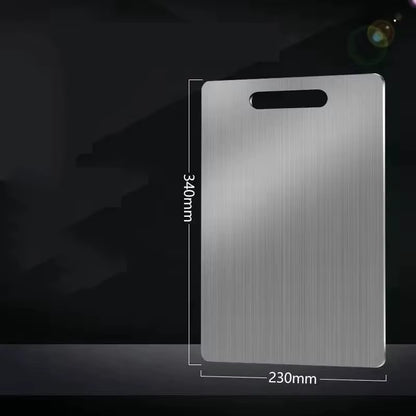 Thickened Stainless Steel Cutting Board Antibacterial Mildew-Proof Fruit Vegetable Cutting Board Kneading Dough Board