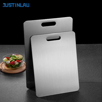 Thickened Stainless Steel Cutting Board Antibacterial Mildew-Proof Fruit Vegetable Cutting Board Kneading Dough Board