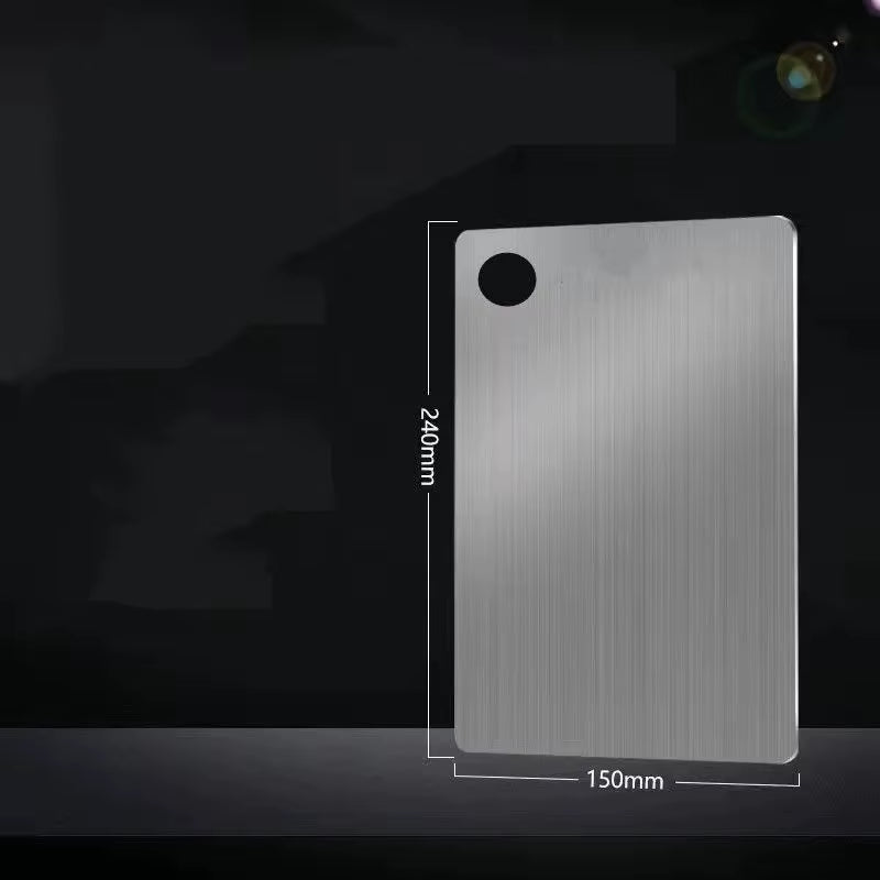 Thickened Stainless Steel Cutting Board Antibacterial Mildew-Proof Fruit Vegetable Cutting Board Kneading Dough Board