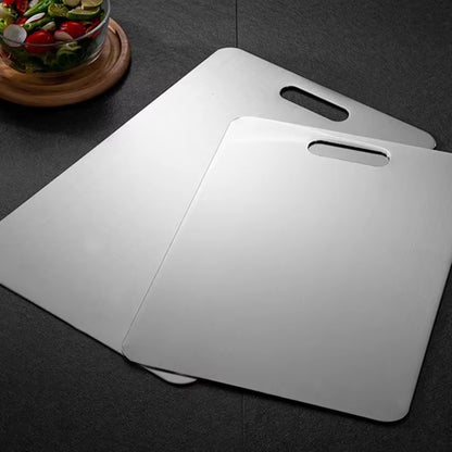 Thickened Stainless Steel Cutting Board Antibacterial Mildew-Proof Fruit Vegetable Cutting Board Kneading Dough Board