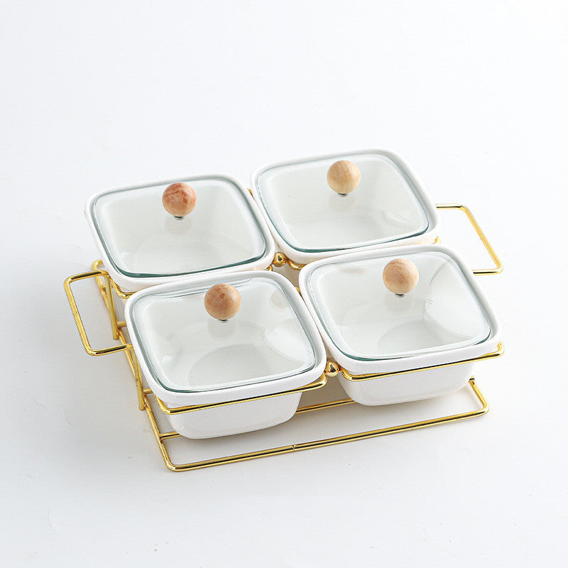 Ceramic Platter With Lid