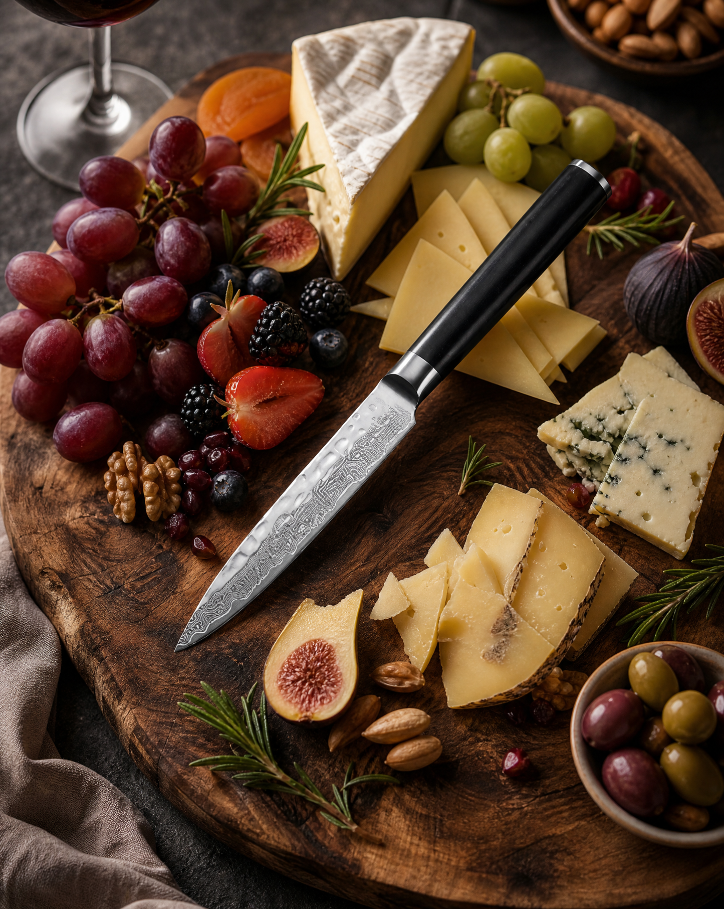 Damascus Steel Fruit Knife