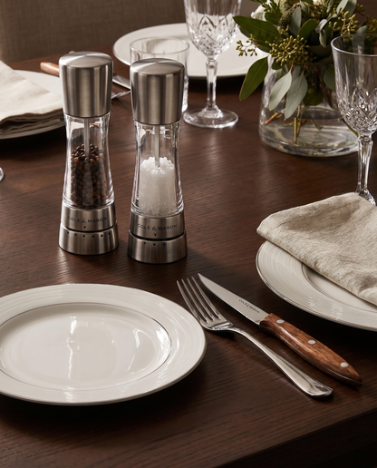 Derwent Stainless Steel Salt & Pepper Grinder Set