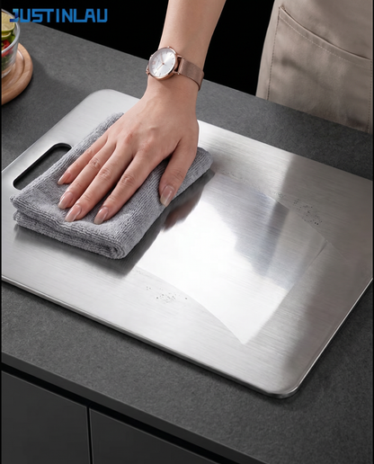 Thick Stainless Steel Cutting Board