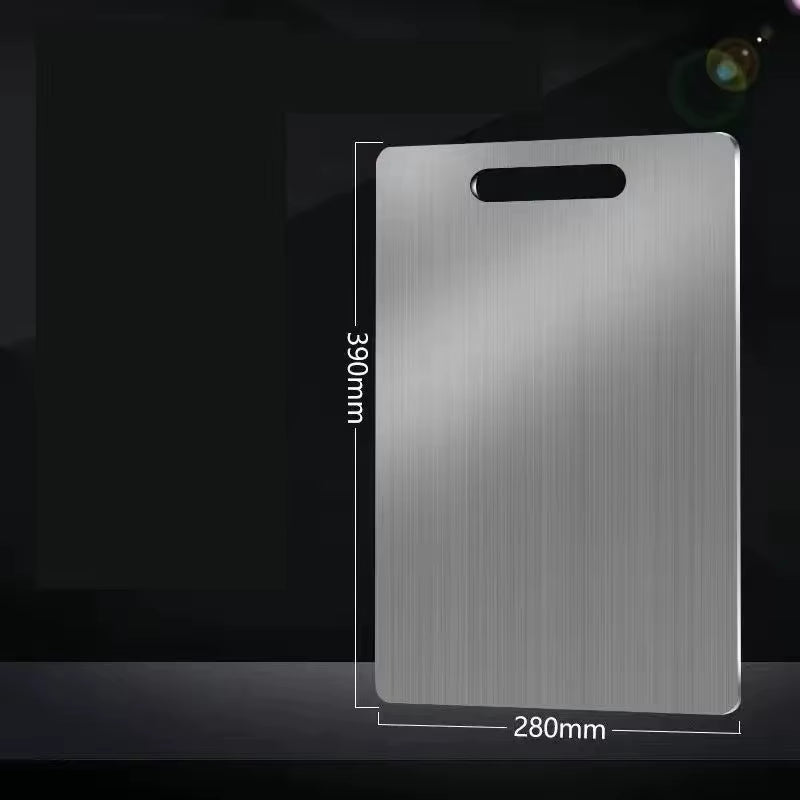 Thickened Stainless Steel Cutting Board Antibacterial Mildew-Proof Fruit Vegetable Cutting Board Kneading Dough Board