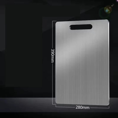 Thickened Stainless Steel Cutting Board Antibacterial Mildew-Proof Fruit Vegetable Cutting Board Kneading Dough Board